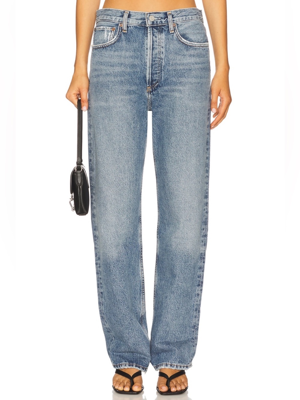 AGOLDE Fran low slung easy straight jeans / NWT